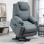 Lift Chair W/ Vibration Massage Heat Assembly Grey
