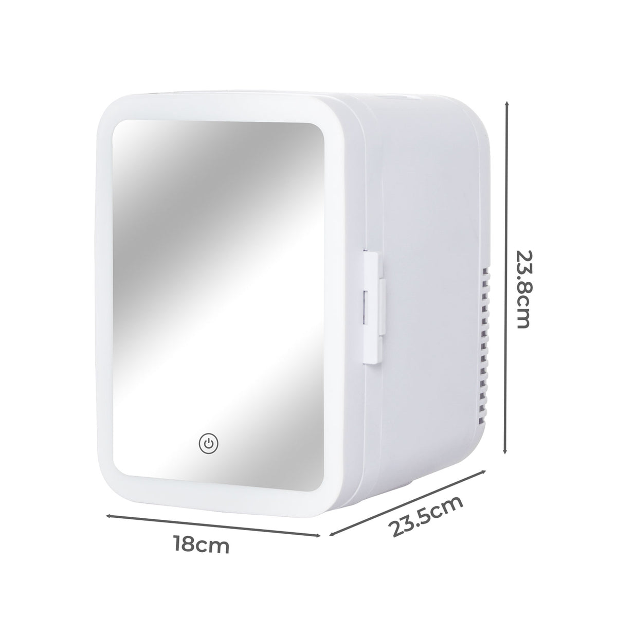Spector Mini Fridge Portable Cooler Warmer With Mirror 5l For Bedroom Office Car
