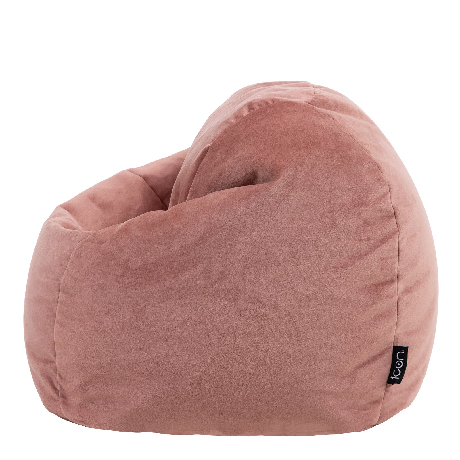 Kids Aurora Velvet Bean Bag Chair | Pink