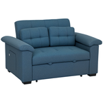Click Clack Sofa Bed 2 Seater Sofa Bed For Living Room | Blue