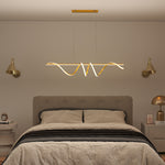 HOMCOM Pendant Light, Ceiling Light With 3 Colour Temperatures