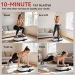SPORTNOW Vibration Plate With Adjustable Handle, Auto