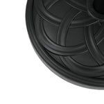 25kg Heavy-Duty Round Umbrella Base with Spiral-Cross Reinforcement Design