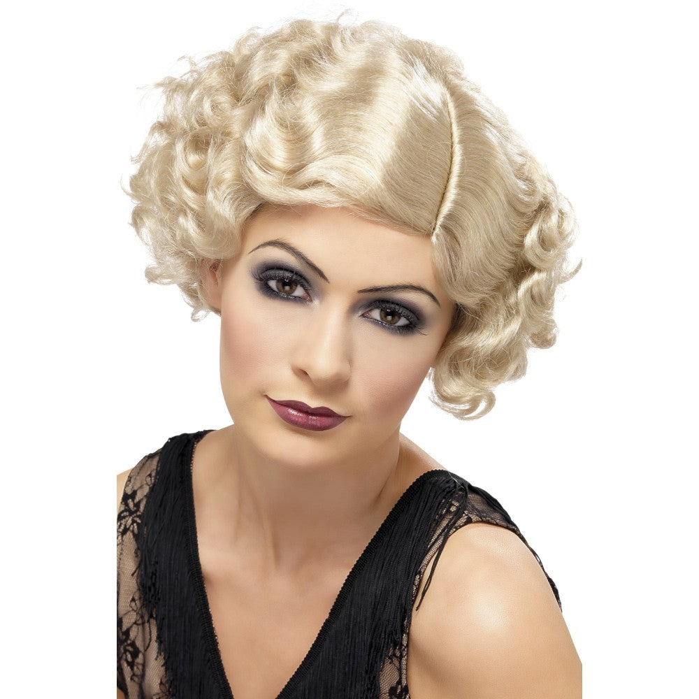 20s Flirty Flapper Wig | Blonde