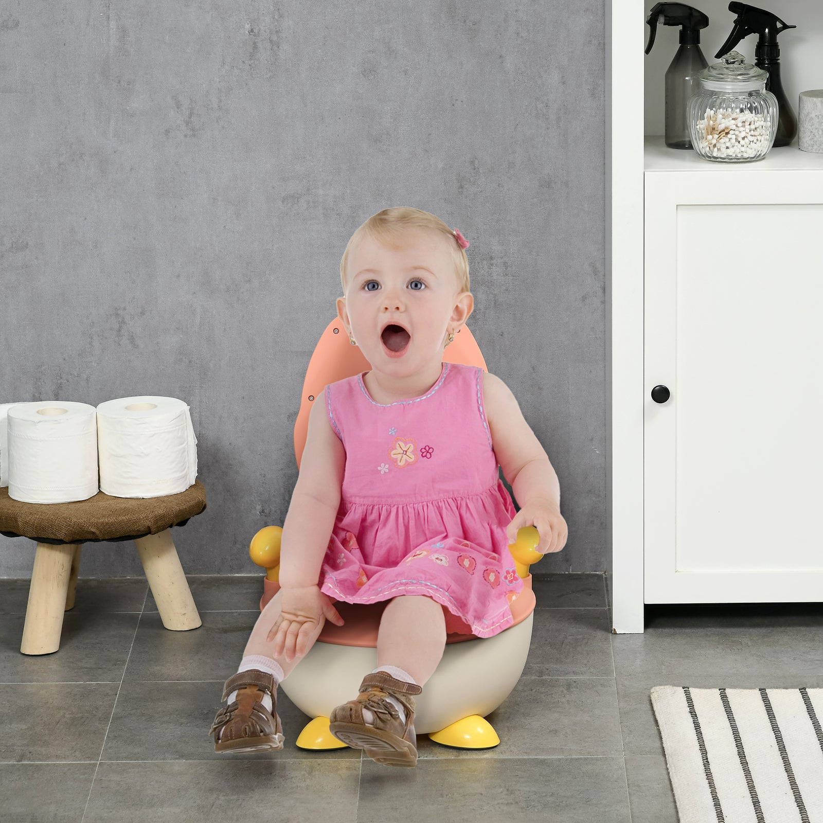Infant Potty Training Toilet With Splash Guard