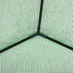 Walk-in Greenhouse With 2 Tier Shelf - Green