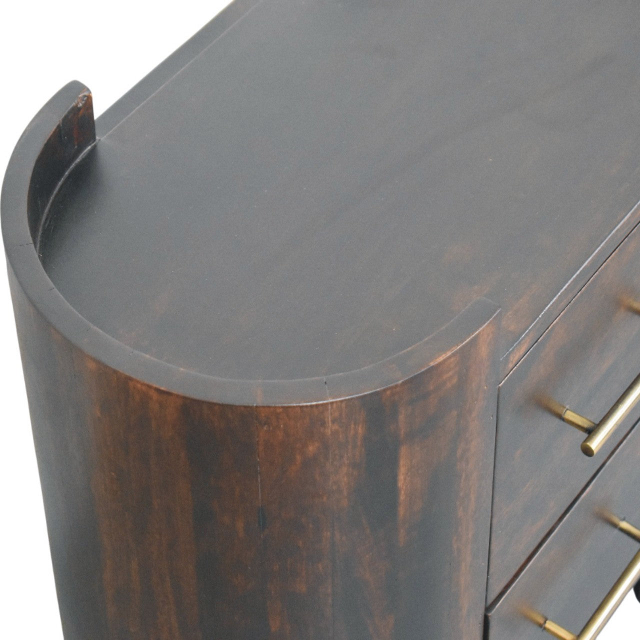 Artisan Furniture Solid Wood Valencia Two-drawer Bedside Table, Brown