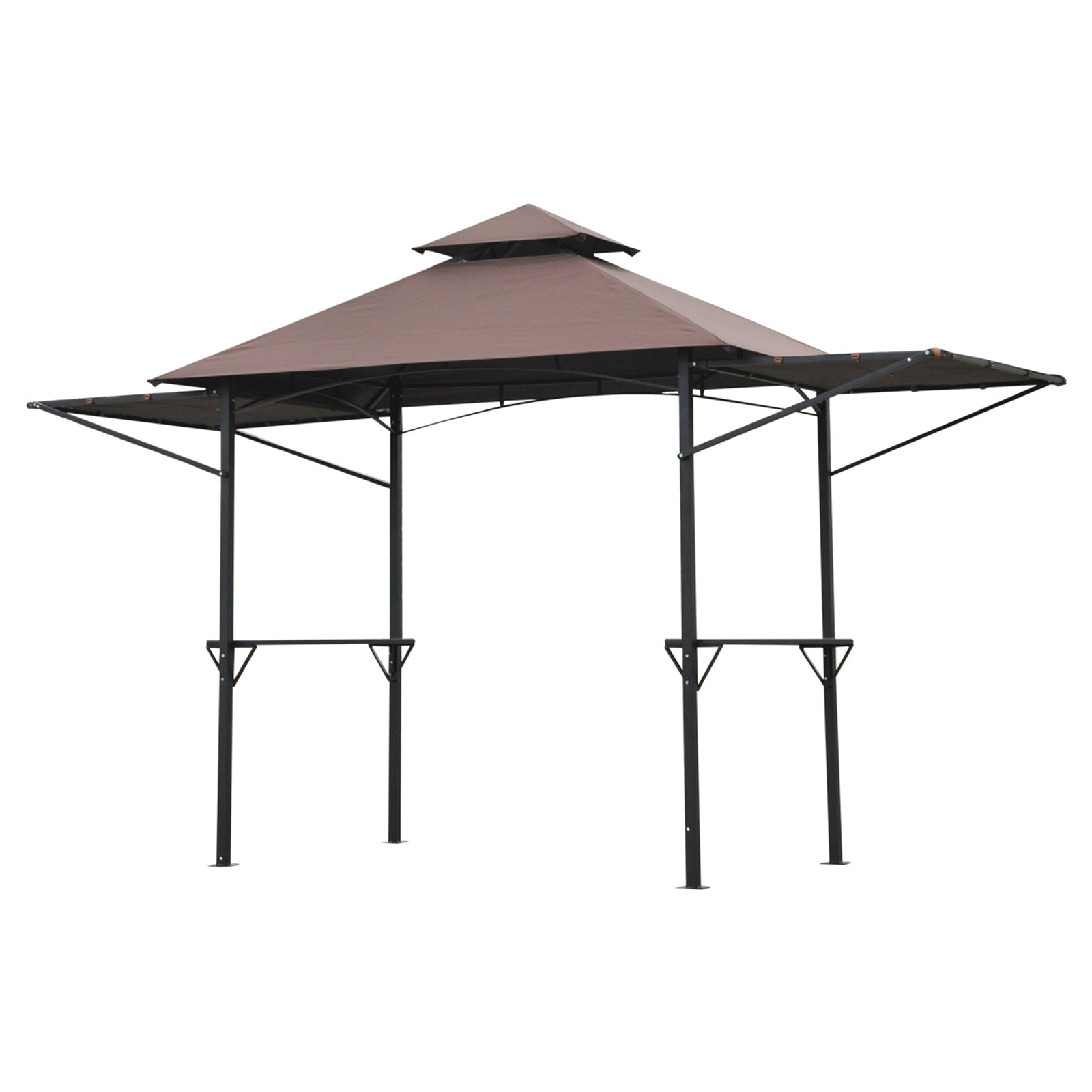 Outsunny Party Bbq Tent Outdoor Camping Patio Canopy Awing Waterproof