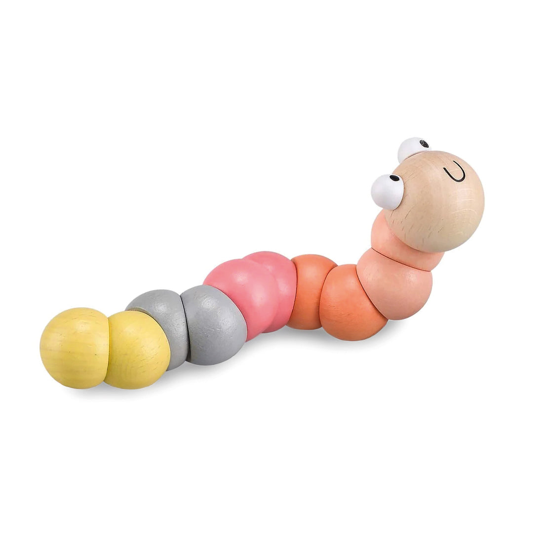 2pcs Wooden Wiggly Worms