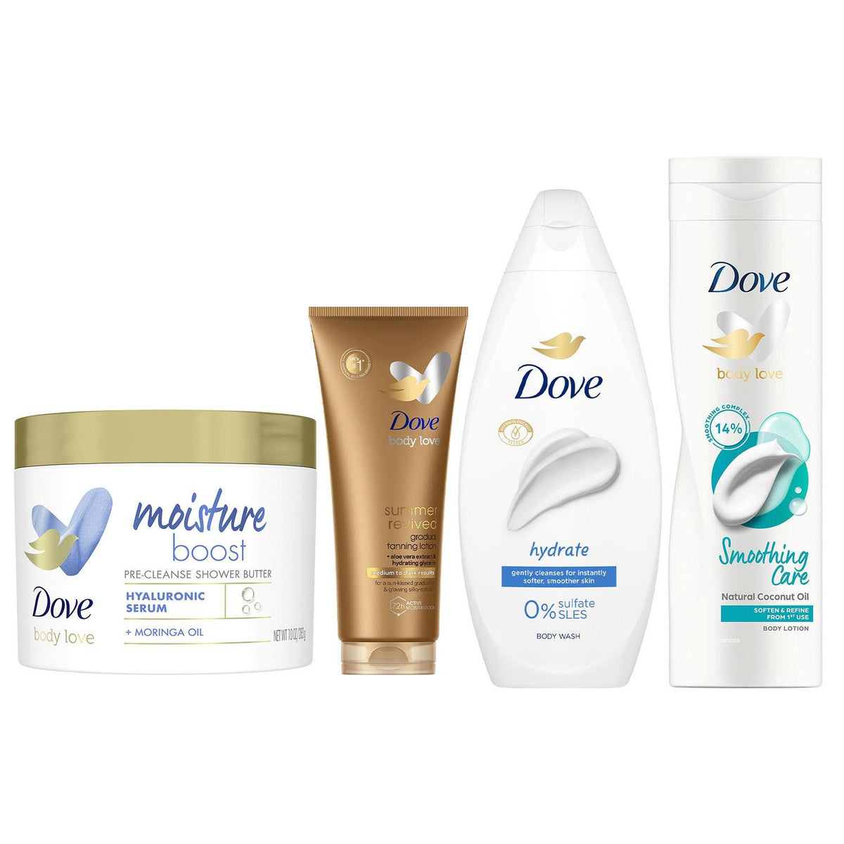 Total Hydration Skincare Set, Tan Mousse, Lotion, Shower Butter & Wash