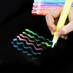 Glow Pens Set - 6 Pcs Glow In The Dark Markers