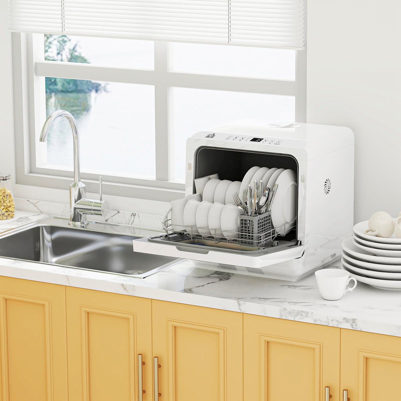 Worktop Dishwasher, 4 Place Settings
