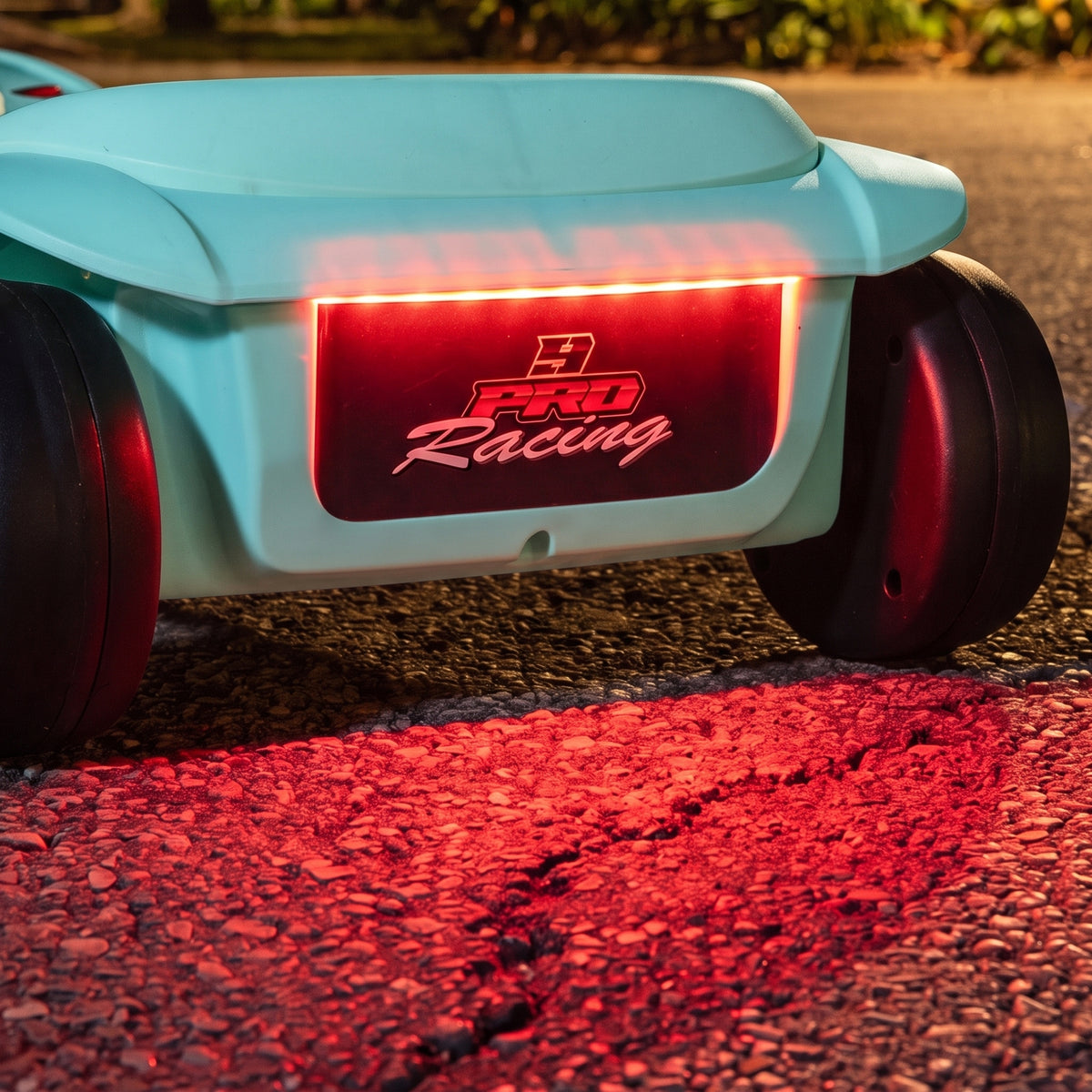 12v Electric Wiggle Car With Pedal, 2 Speeds, Soft Start | Light Blue
