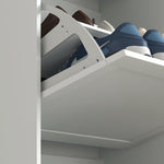 Narrow Shoe Cabinet With 3 Flip Drawers For 18 Pairs
