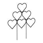 3pcs Heart-shaped Stackable Plant Climbing Trellises