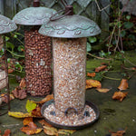 Secret Garden Antique Leaf Seed Feeder | Green