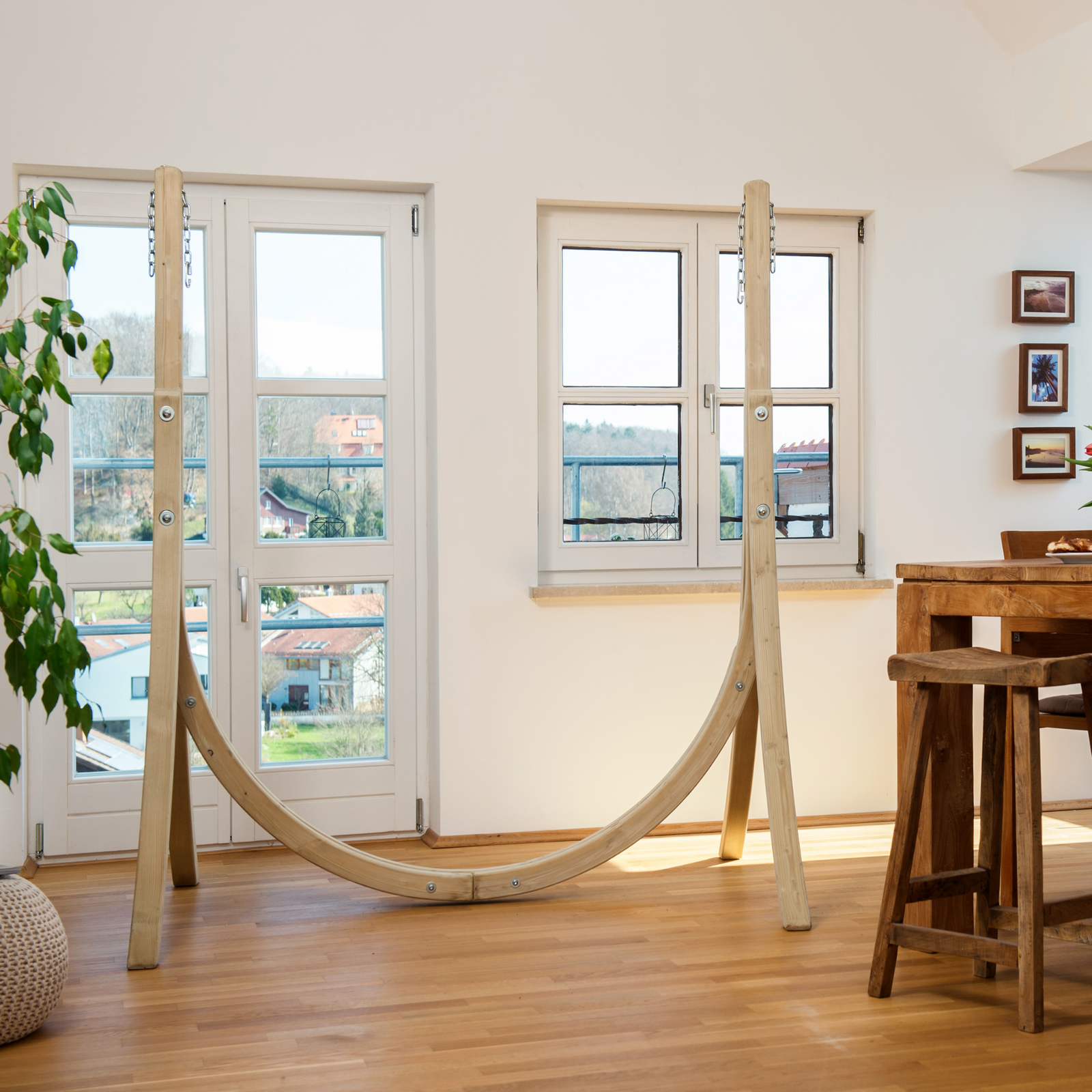 Taurus Wooden Hammock Chair Stand