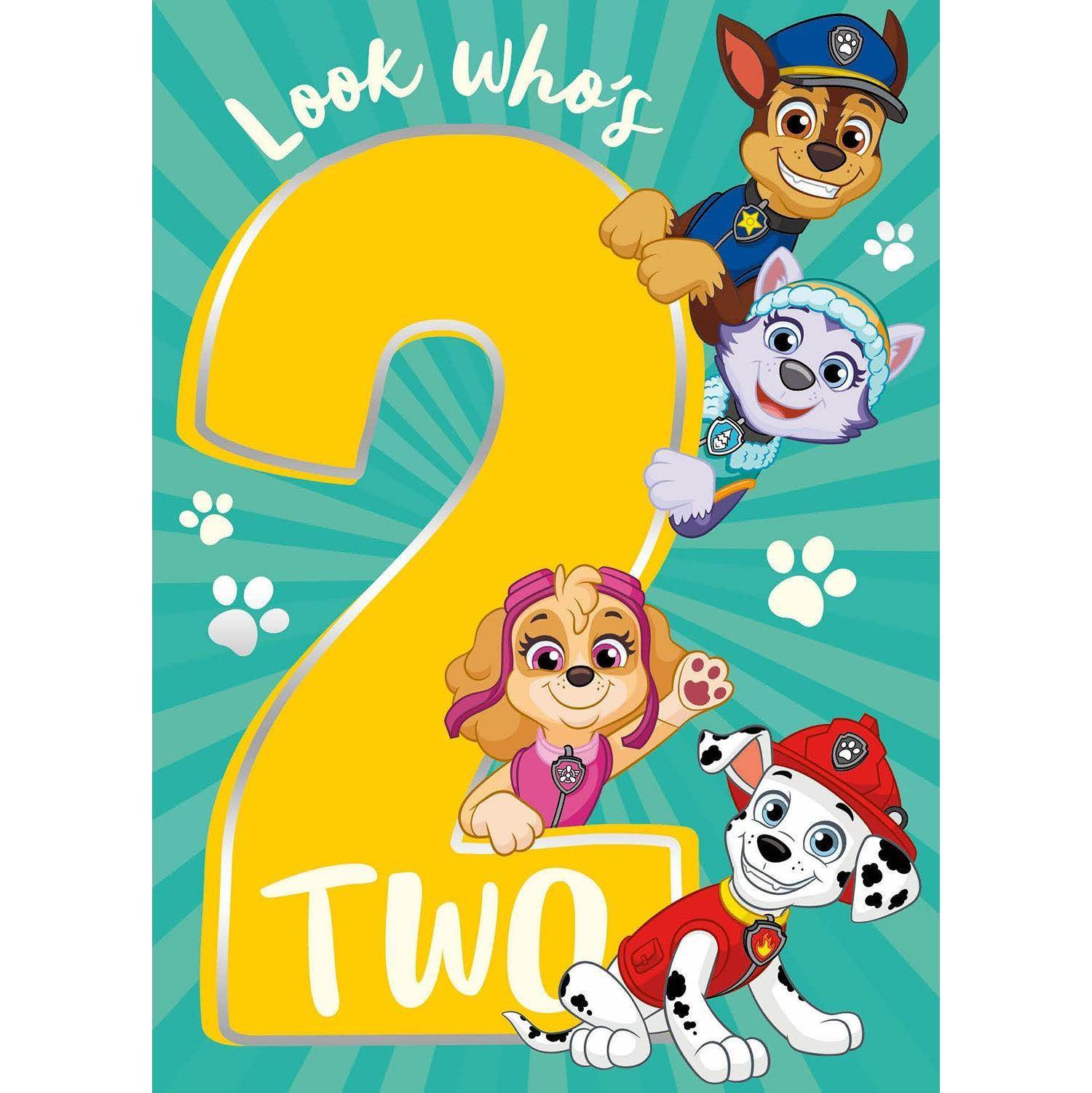 Age 2 Birthday Card Official Product