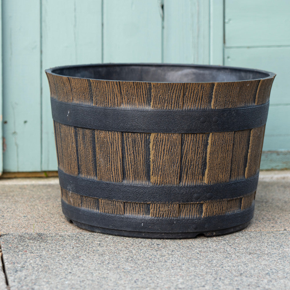 Hayloft Whisky Barrel Planter - Set Of 2