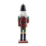 Wooden Nutcracker Soldier Figurine Christmas Ornament With Trumpet