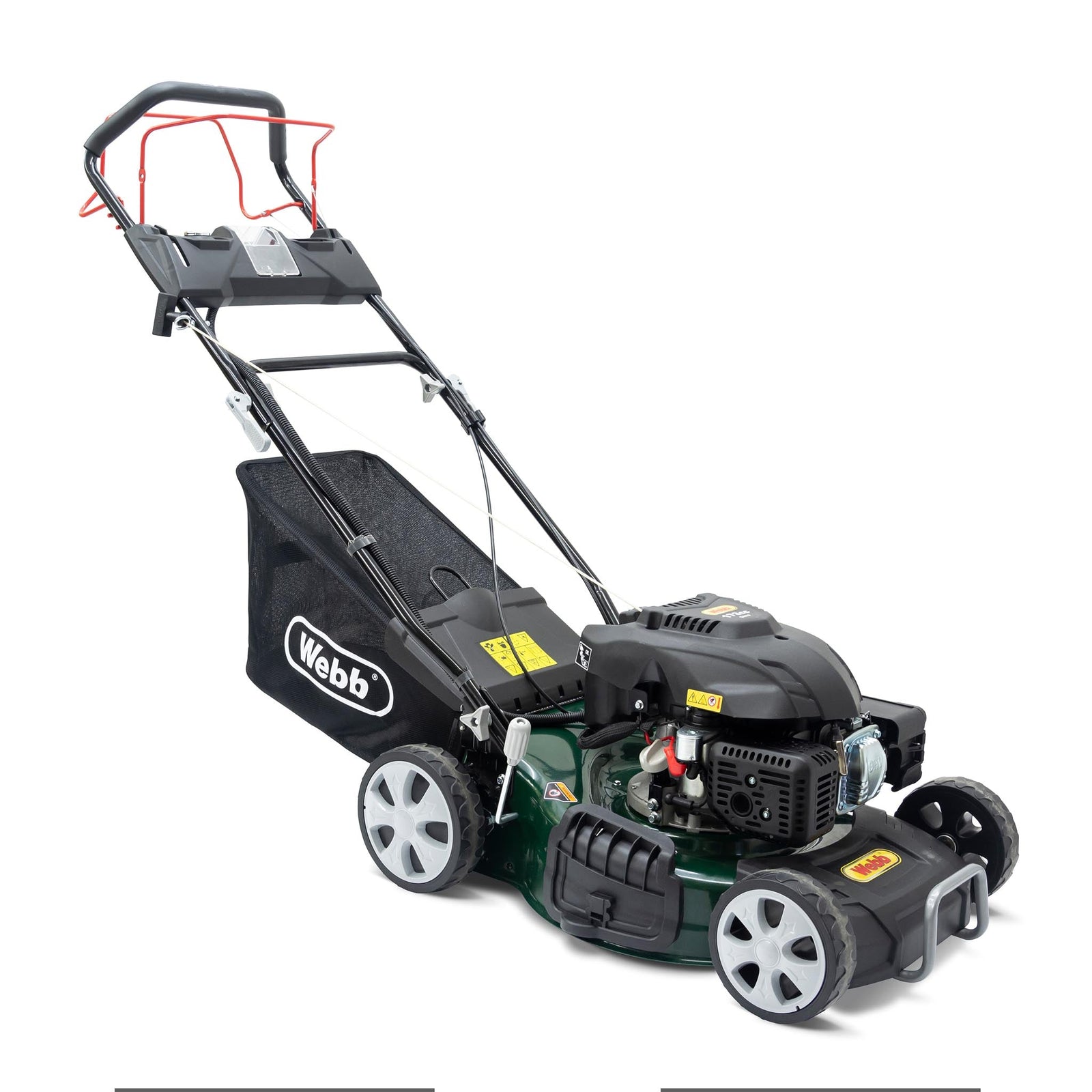 Classic 46cm Self-propelled Electric Start Petrol Lawnmower | Green