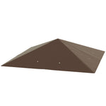 3x3m Gazebo Canopy Replacement Cover With Drain Holes Upf30+ | Brown