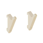 Towel Coat Hook 2 Pcs White Wall Guide Needed Fits Alife Collection