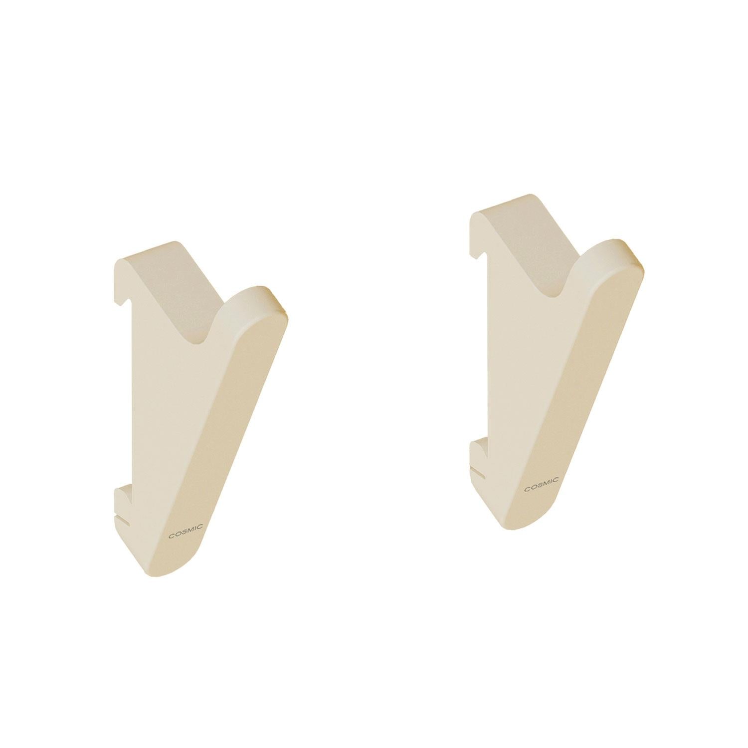Towel Coat Hook 2 Pcs White Wall Guide Needed Fits Alife Collection