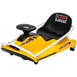 24v Electric Go Kart For Kids With Drift Mode, Soft Start | Yellow