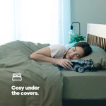 Livivo Grey Extra Long 2l Hot Water Bottle With Soft Washable Faux Fur Cover