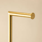 Paper Holder With Toilet Brush, Brushed Gold Pvd, Architect S+ Collection