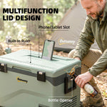Compressor Car Fridge Freezer, Camping Refrigerator W/ App Control | Green