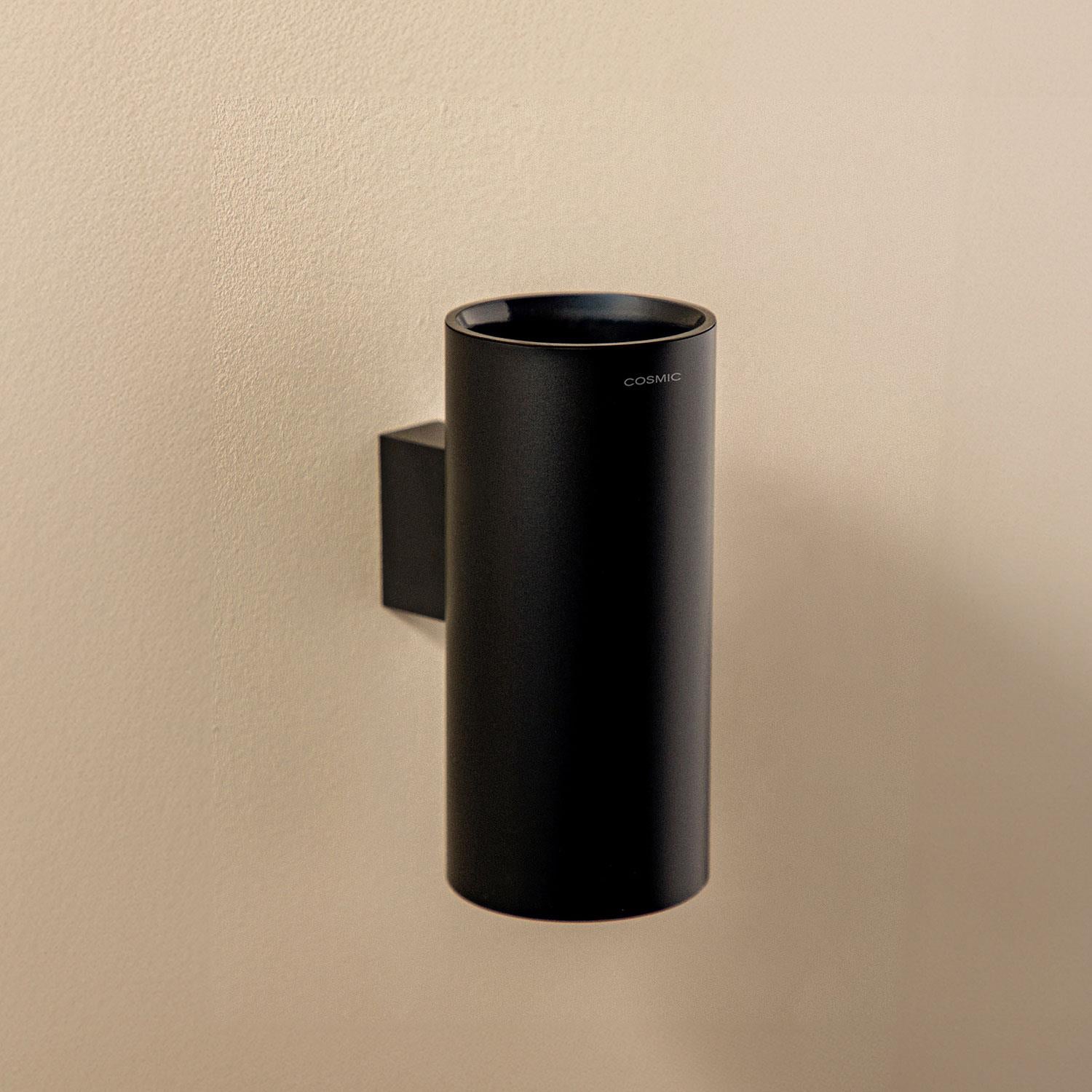 Toothbrush Holder Matt Black Logic