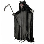 HOMCOM Halloween Standing Werewolf Animated Decoration With Light-up Eyes