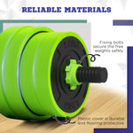 4-in-1 Weight Dumbbells Set Barbell | 30kg | Green