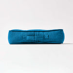 Rajput Ribbed Cotton Floor Cushion | 40cm x 40cm | Teal