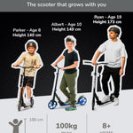 Big 2 Wheel Scooter | Charcoal