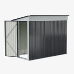 Breeins 4x8 Ft Pent Roof Garden Tool Shed Outdoor Patio Storage House