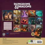 Dungeons & Dragons 2026 Square Calendar Official Product