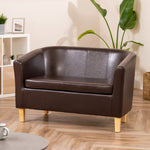 Meriden 2 Seat Tub Sofa | 2 | Brown