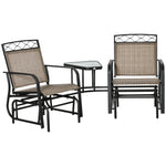 2-person Outdoor Glider Rocker Chair