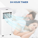 9000 Btu Portable Air Conditioner 4 Modes Timer