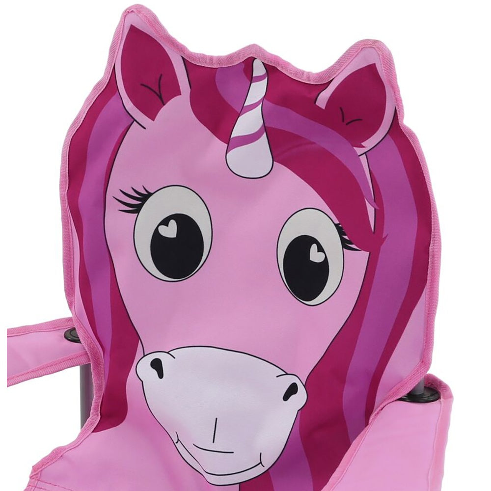 Great Outdoors Childrens/kids Animal Camping Chair | One Size | Pink