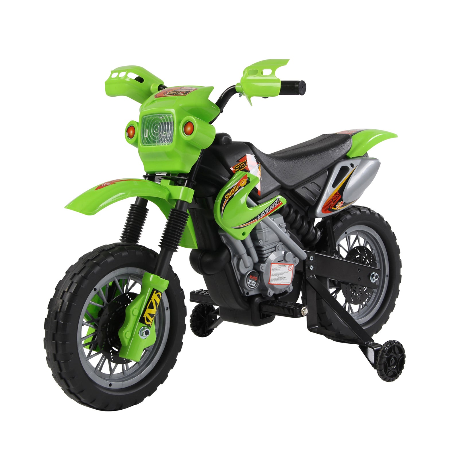 6v Kids Electric Motorbike Motorcycle Ride On For 3-6 Years | Green