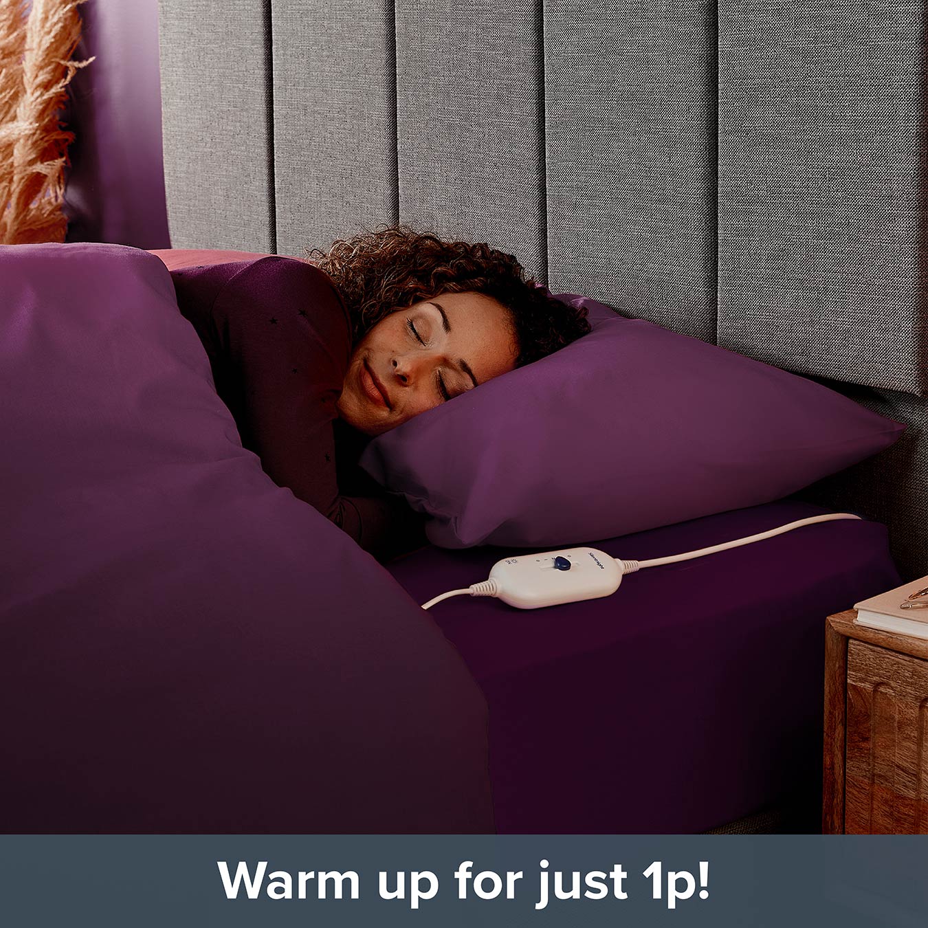 Teddy Fleece Electric Blanket | Double
