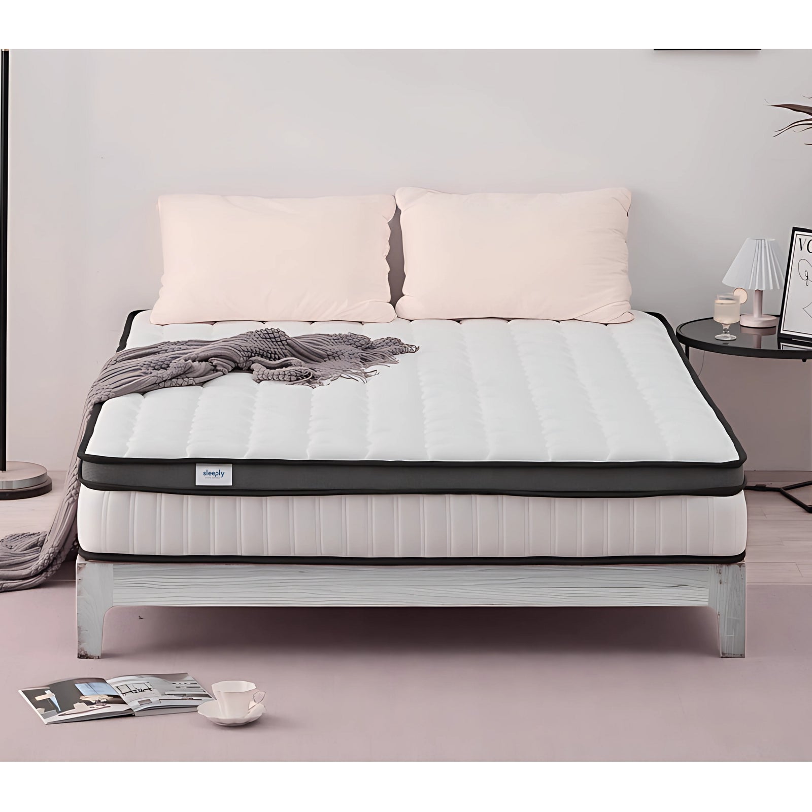Sleeply Comfort Hybrid Mattress - The Mattress That Moves With You | Small Double | White