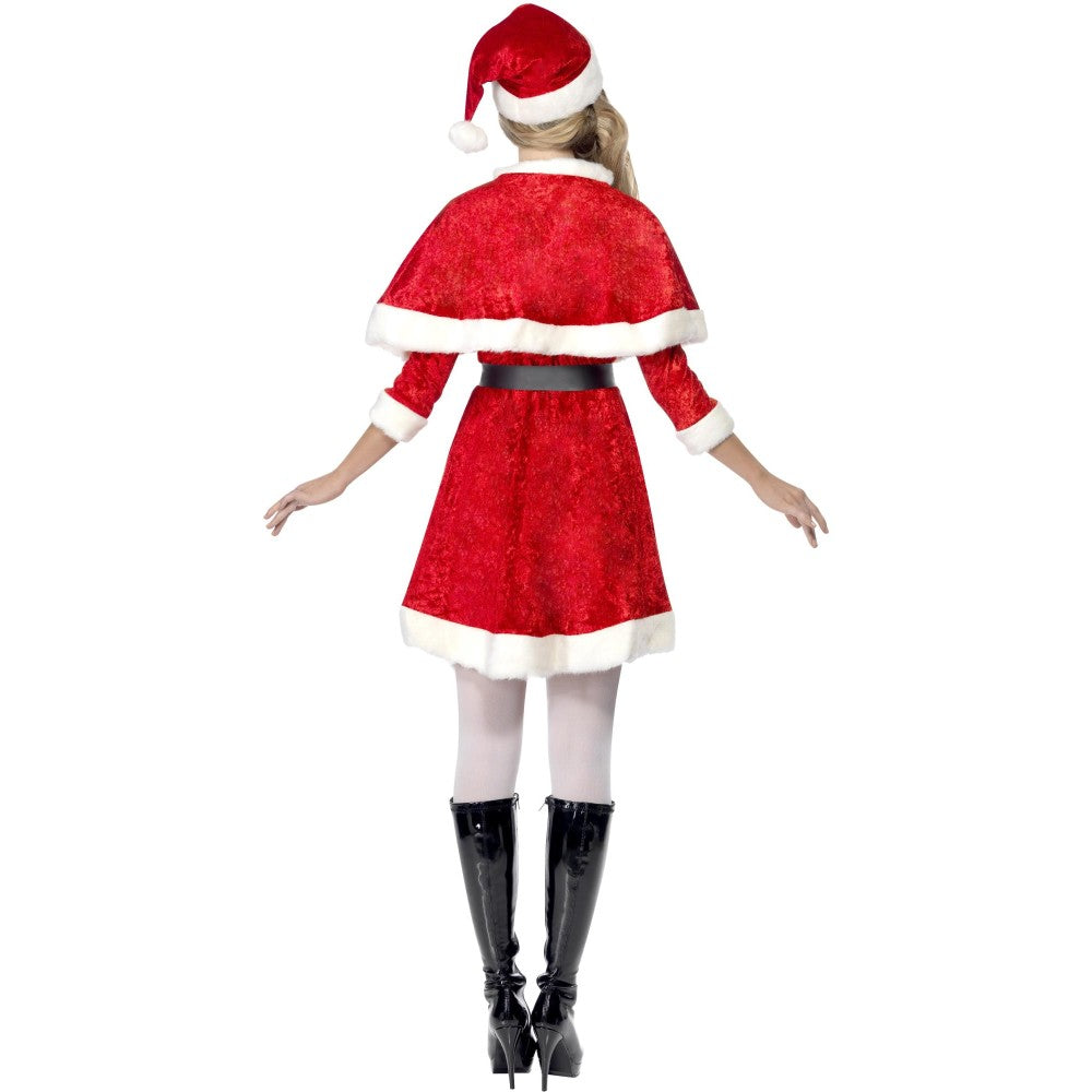 Miss Santa Costume, With Cape & Belt | Medium