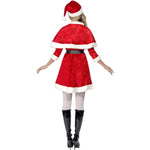 Miss Santa Costume, With Cape & Belt | Small
