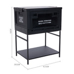 Collapsible Camping Storage Box | 30l | Black