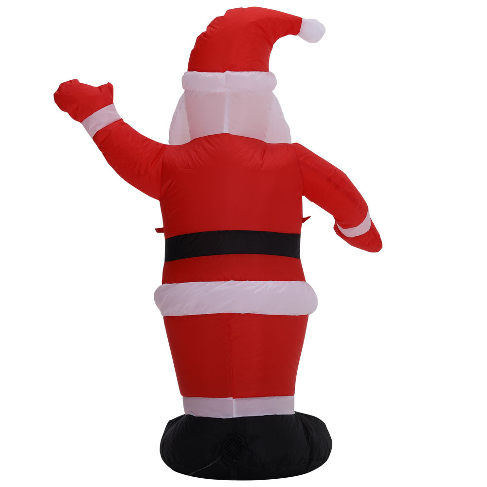 Inflatable Santa Claus – Outdoor Christmas Decoration With Built-in Air Blower & Transformer | 120cm
